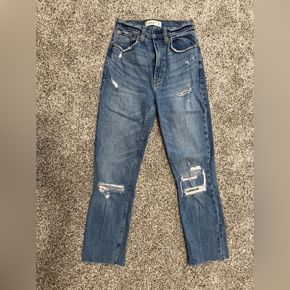 Abercrombie & Fitch Ankle Straight Jeans